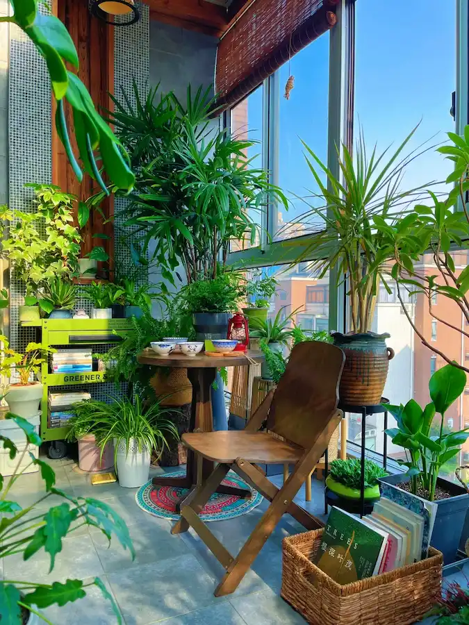 how to start gardening in balcony:Bright city balcony garden